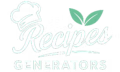 Recipes Generators White logo