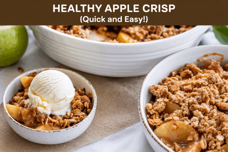 Quick & Easy Apple Crisp Recipe (1-Hour!)