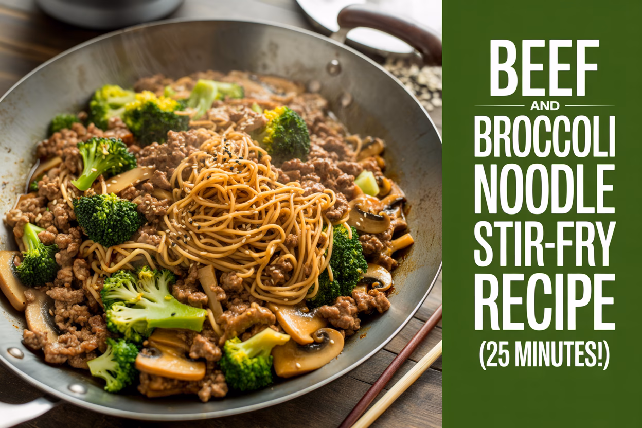 Savory Beef and Broccoli Noodle Stir-Fry