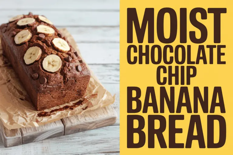 Perfect Chocolate Chip Banana Bread – Moist & Easy Recipe