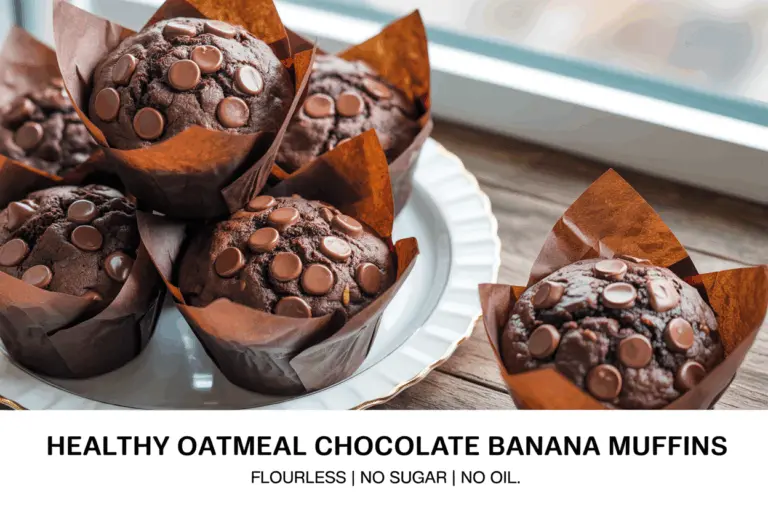 Healthy Chocolate Oatmeal Muffins – Guilt-Free & Delicious!