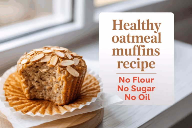 Healthy Oatmeal Muffins Recipe