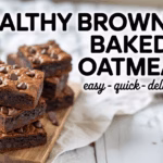 Healthy Brownie Baked Oatmeal