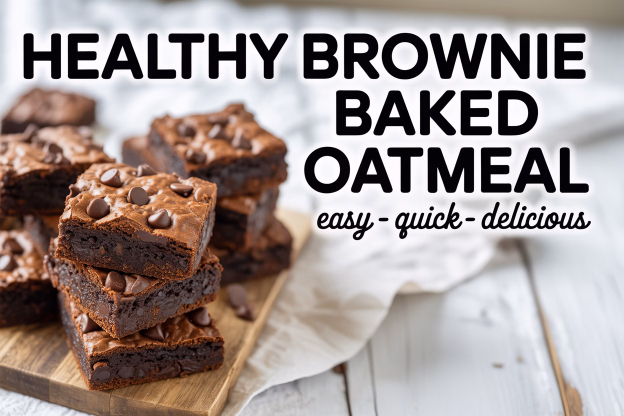 Healthy Brownie Baked Oatmeal